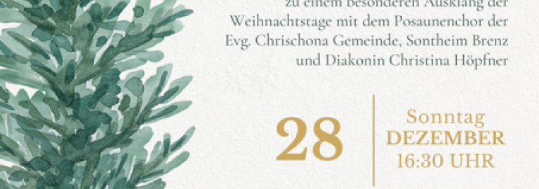 Plakat Waldweihnacht