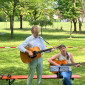 Andacht mit ehemaligem Pfarrer Jochen Eberhardt im Stadtpark