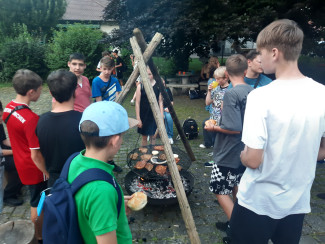Grillen nach dem Jugendgottesdienst