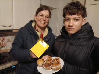 Katja und Vlad auf Besuchstour