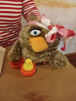 Frieda und ihr Küken