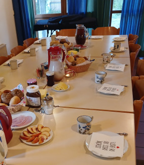 Gedeckter Tisch