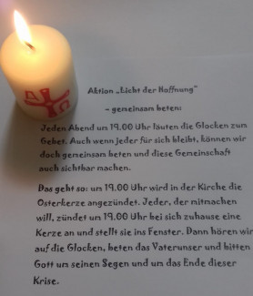 Aktion "Licht der Hoffnung"