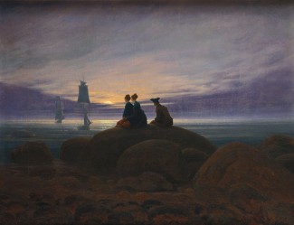 Caspar David Friedrich: Mondaufgang am Meer