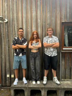 Neuer Jugendausschuss: Adrian Kraz, Karolina Gaier, Ben Seibert-Putz