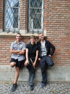 Jonas, Fionn, und Leon