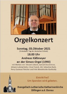 Orgelkonzert in Dillingen