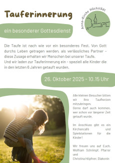 Tauferinnerung