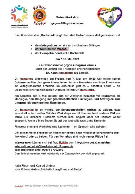 Herz statt Hetze Workshop