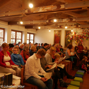 Der Gottesdienst war gut besucht